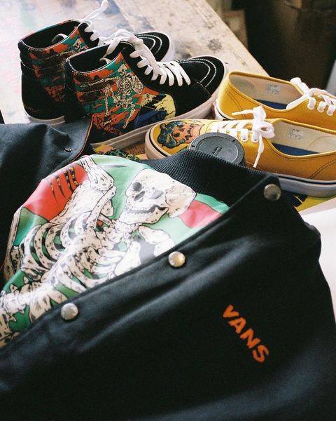 Japanese Woodblock Print Meets Punk Rock Graphics in this Unique Vans